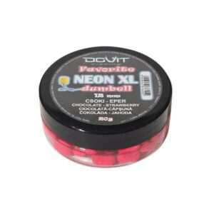 DOVIT Favorite Dumbell Neon XL 12mm Csoki eper wafters pellet bojli 1.jpg