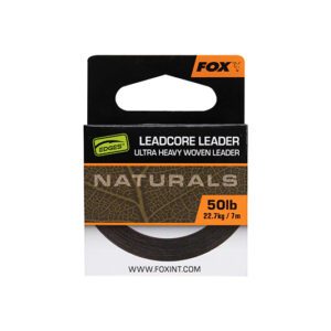 cac821 fox naturals leadcore leader 7m 50lb box.jpg