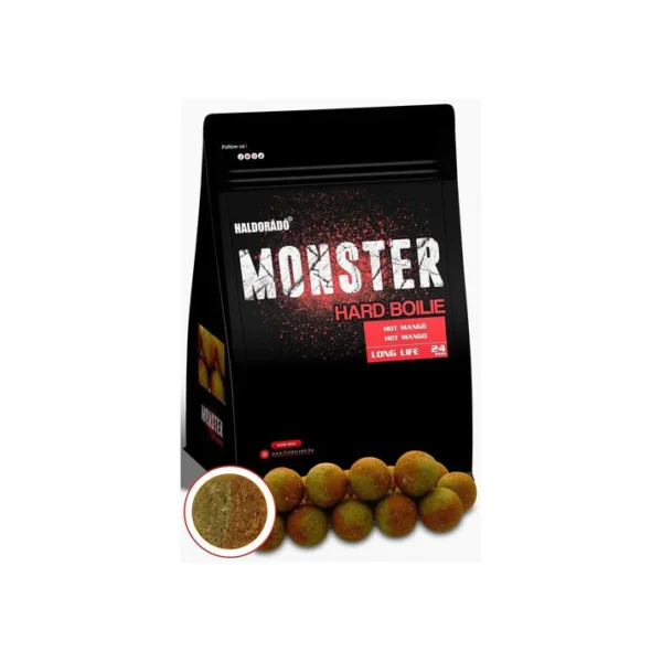 HALDORADO MONSTER HARD BOILIE 24MM HOT MANGO 700G