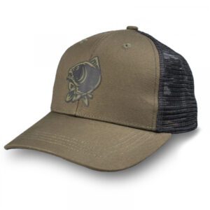 make it happen trucker cap fish logo