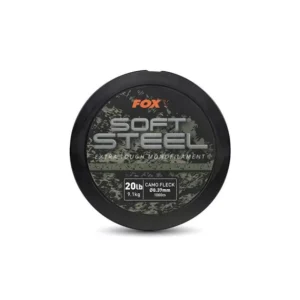 soft steel fleck camo mono 20lb (9.1kg) 0.37mm x 1000m