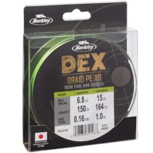 berkley dex x8 pe 0,04mm 150m 4,1kg char