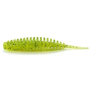 fishup tanta 3,5" (5pcs) #055 chartreuse/black