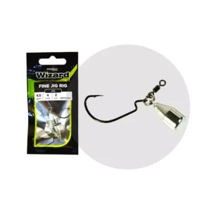 wizard fine jig rig 6g 4 2pcs/csomag