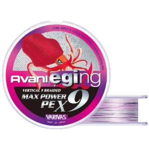 varivas avani eging max power pe x9 150m #0,8 18lbs white marking