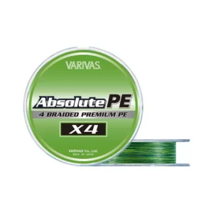 varivas absolute premium pe x4 150m #0,6 0,128mm 10lb marking green