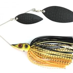 rage spinnerbait 7g black & gold