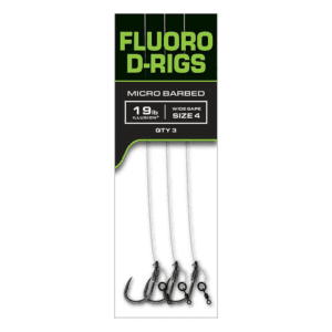 fox carp ready rigs fluoro d rigs size 4