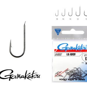 gamakatsu ls 1312f hooks black #10 horog 25db/cs