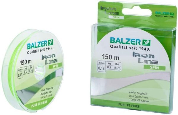 balzer iron 4 charter 150m fonott zsinór 0,16mm