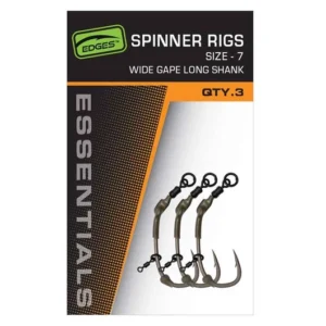 fox edges spinner rigs x 3 size 6