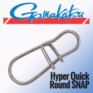 gamakatsu hyper quick round snap #2 27kg kapocs 5db/cs