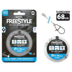 spro freestyle reload jigging rigs 0,31mm 3db/cs kÉszre szerelt jig