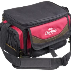 berkley system bag red black pergető táska 4 dobozzal