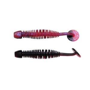 berkley pwr leech 60mm salmon egg red/black plasztik csali 10db/doboz