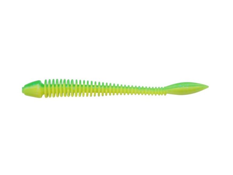 berkley pwr flail 50mm spring green/sunshine yelow plasztik csali 12db/doboz