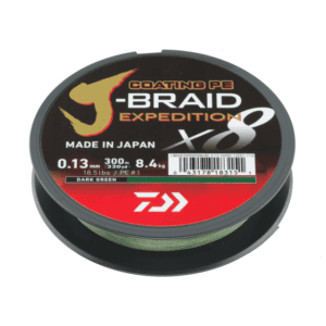 daiwa j braid exped. x8e 0.10mm 150m d. green fonott zsinór