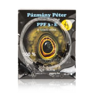 pázmány berkley 100% fluorocarbon 40cm, 0,91mm, 80lb tojáskapocs 5db/cs előke