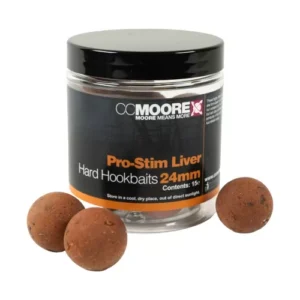 cc moore pro stim liver hard hookbaits 24mm