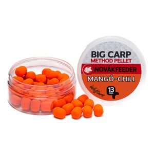 novák big carp method pellet 13mm mangó chili