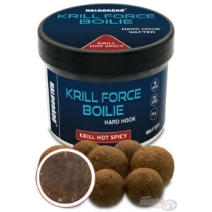 haldorádó bojli krill force boilie hard hook wafter 16,20 mm krill hot spicy