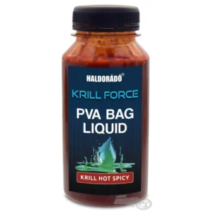 haldorádó liquid krill force pva bag liquid krill hot spicy