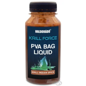 haldorádó liquid krill force pva bag liquid krill indian spice