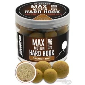 haldorádó bojli max motion boilie hard hook wafter 16, 20 mm spanyol mogyoró