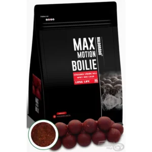 haldorádó bojli max motion boilie long life 16 mm fűszeres vörös máj