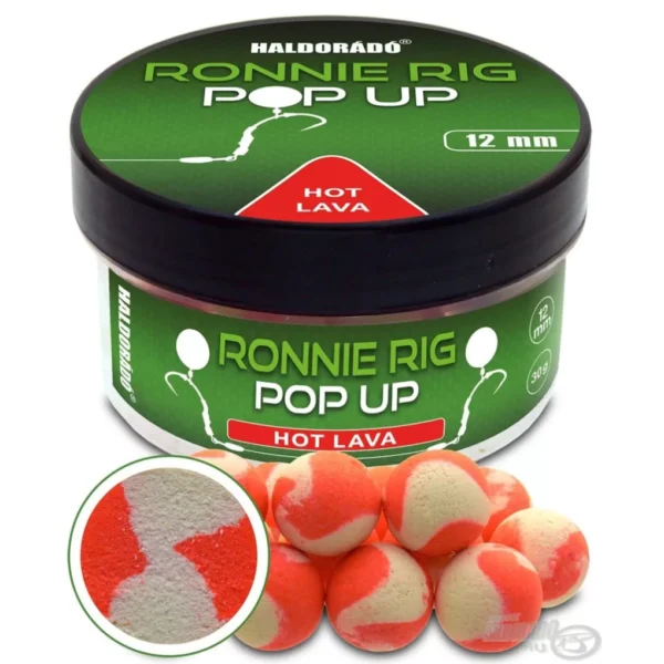 haldorádó pop up ronnie rig pop up 12 mm hot lava