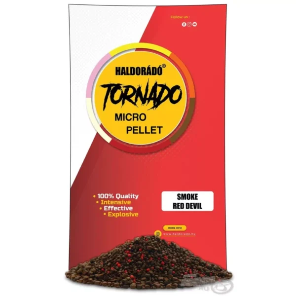 haldorádó pellet tornado smoke micro pellet red devil