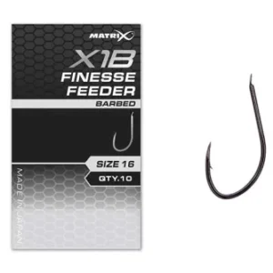 mátrix barbed horog x1b finesse feeder 14 es 10db/cs