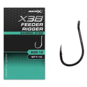 mátrix barbed eye horog x3b feeder rigger 12 es 10db/cs