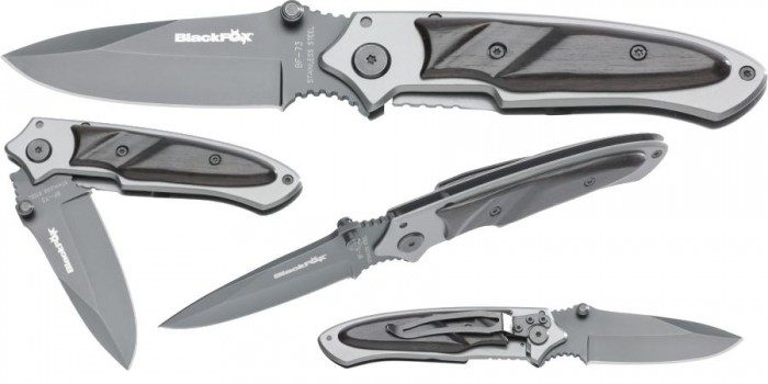 black fox zsebkés titánium