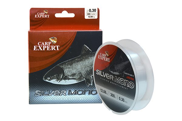 carp expert silver carp 300m/spool transparent 0,35mm 10,72kg