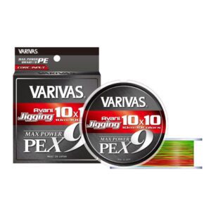 varivas avani jigging 10*10 max pe x9 200m #0,6 0,128mm 14lb 10m*10 marking color