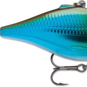 rapala wobbler rippin&apos; rap 6 crome moss back shiner rpr06 cmbs