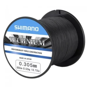 shimano zsinór technium 1530m 0,255mm 6,1kg grey