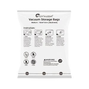 flextail vákumzsák szett 4db 40*60 cm es újrahasználható tárolózsák s méret