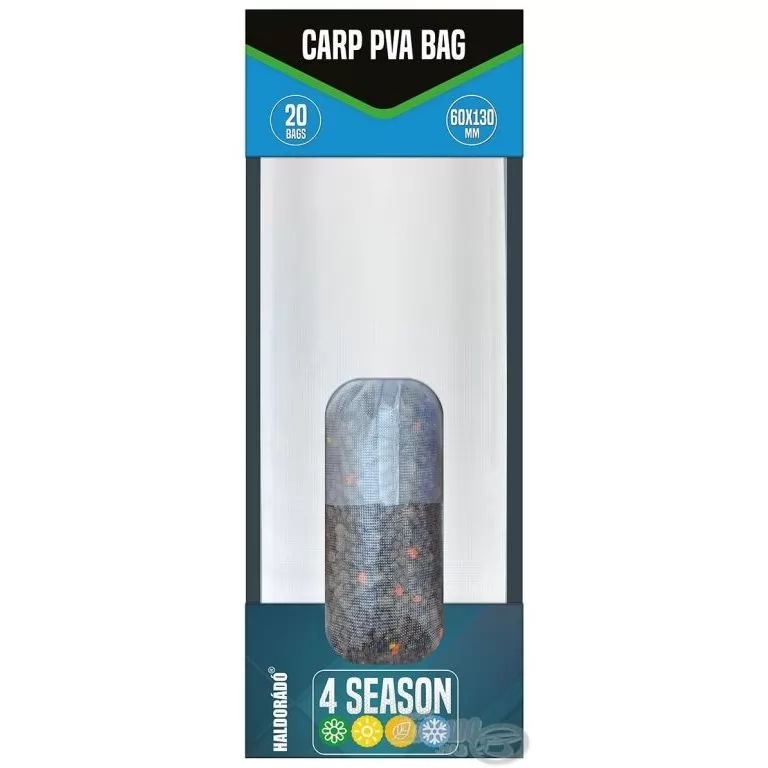 haldorádó carp pva bag 75*175 mm pva tasak 20db/cs