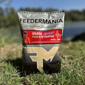 feedermánia Úszós "busa" fluo etetőanyag piros 1kg