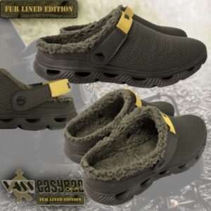 vass papucs 'easy bac' ed2 fur lined edition trainer khaki 44 uk9