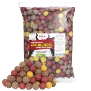 cz weekend boilies feeding mix etető bojli 20mm vegyes íz 10kg