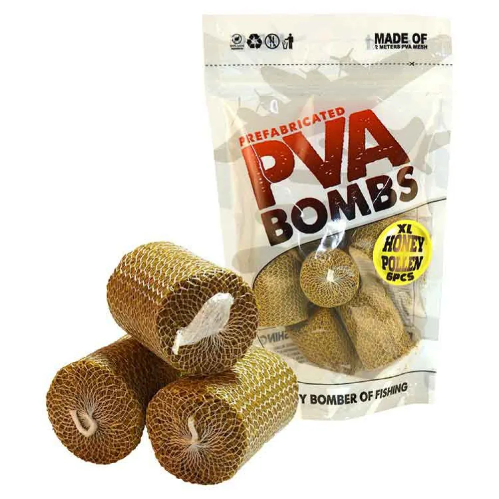carp expert pva bombxl honey pollen