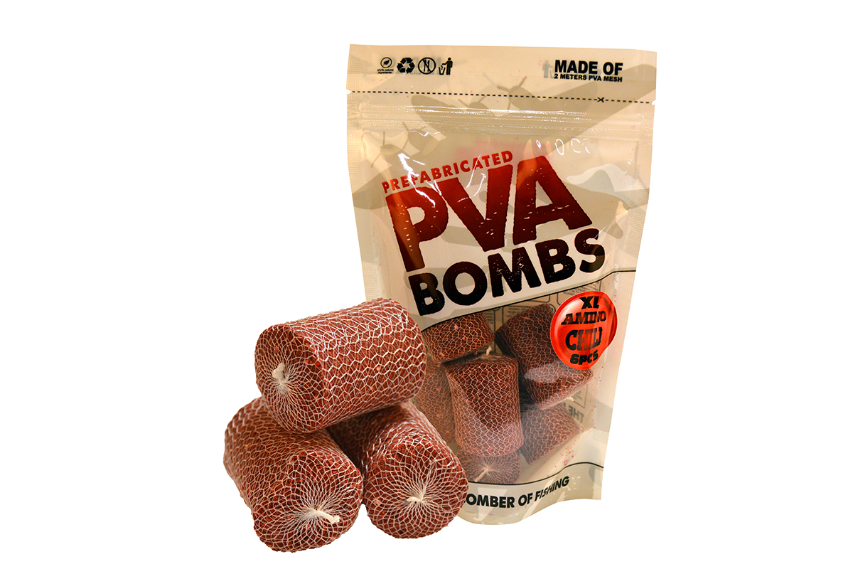 carp expert pva bomb xl amino chili