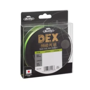 berkley fonott zsinór dex x8 pe 0,12mm 150m 9kg char