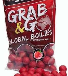 starbaits g&g global boilies 800g strawberry jam 20mm