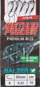 balzer előkötött horog premium mf rigs speer #8/0,22mm