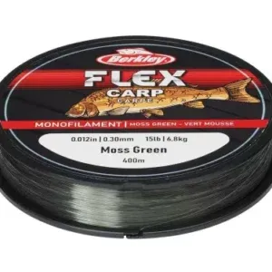 berley monofil zsinór fles ss carp 400m 0,30mm mossgreen