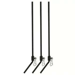 gubancgátló cső fekete 20cm 3db/cs.